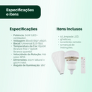 LumiAir™ Ventilador Inteligente de Teto com Led
